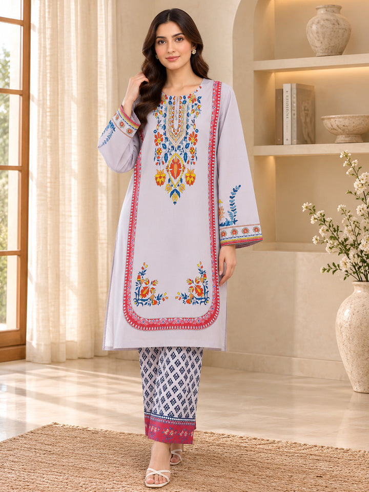 Two-Piece Swiss Lawn Suit