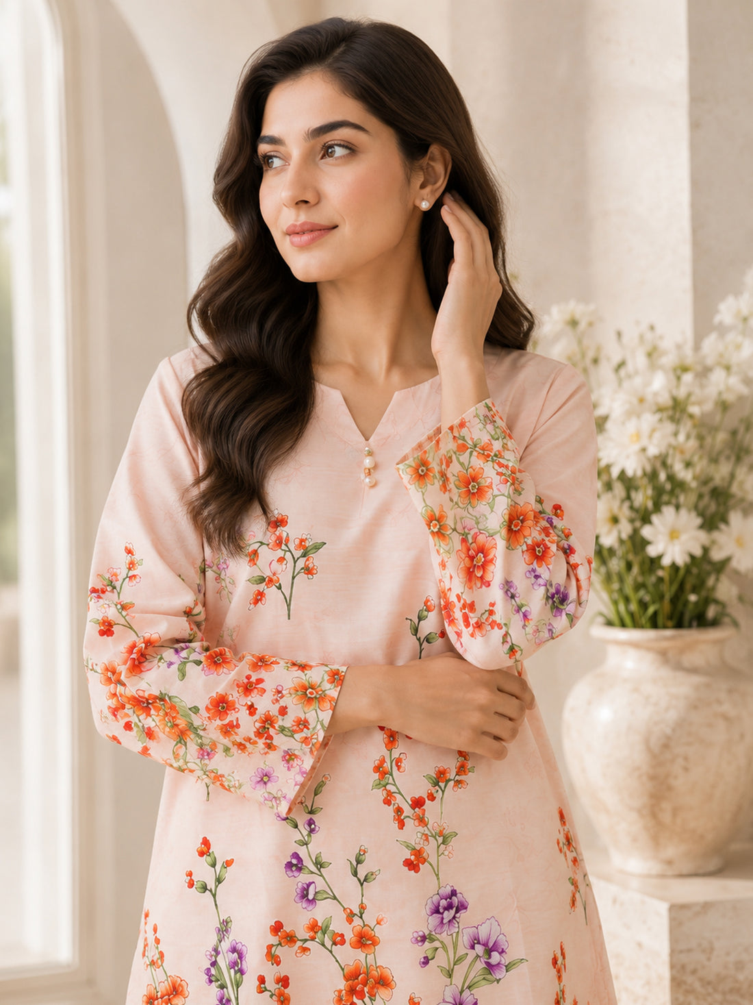Premium 2-Piece Bana Dora Lawn Suit