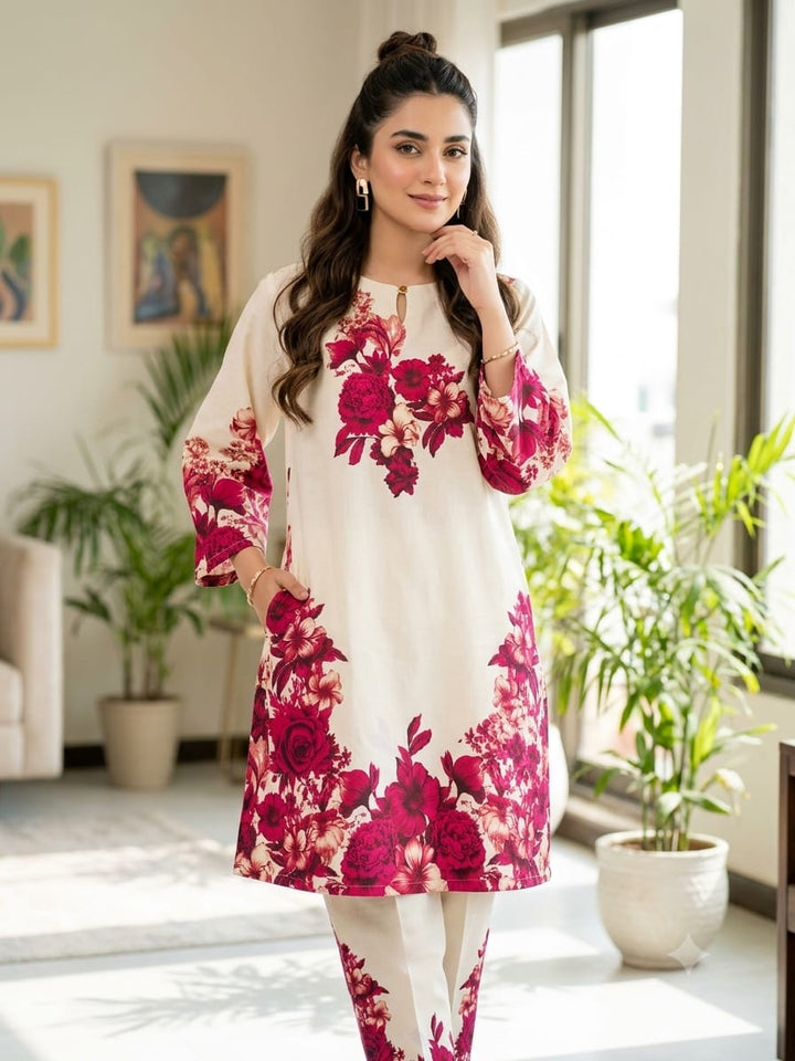 Premium 2 - Piece Bana Dora Lawn Suit