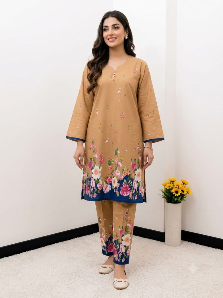 Premium 2 - Piece Bana Dora Lawn Suit