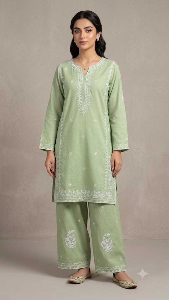 Mint Green Elegance 2 - Piece Suit