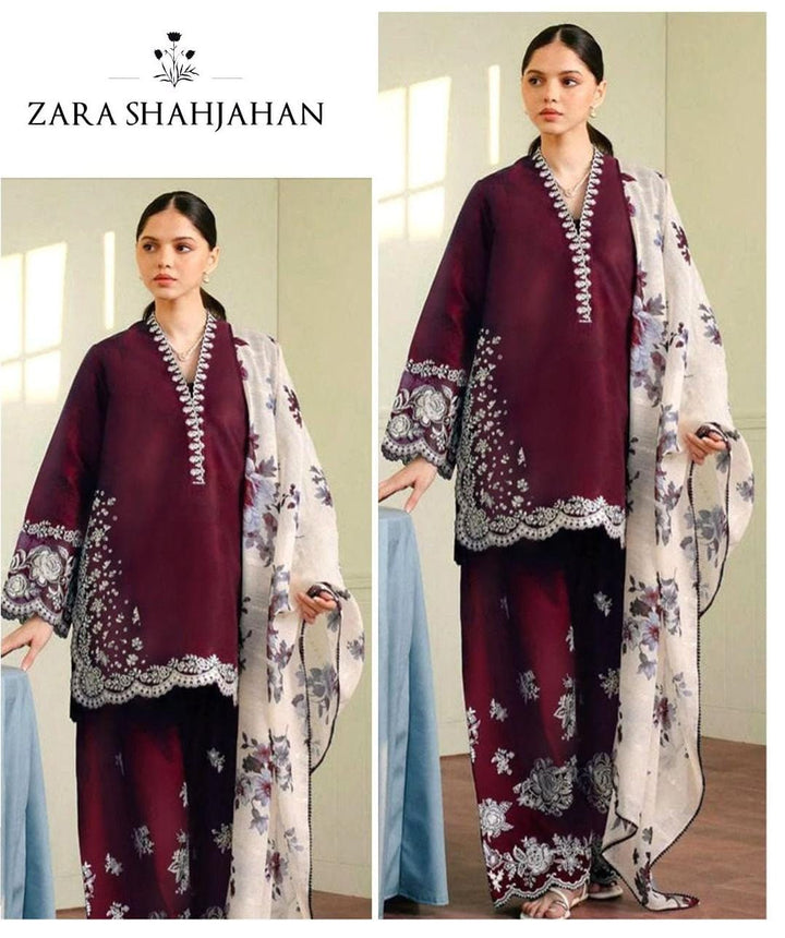 Embroidered 3-Piece Suit