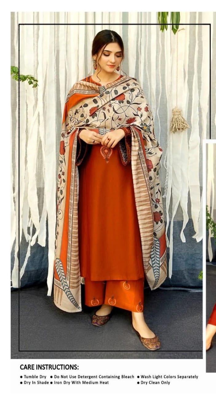 Premium Dhanak 3-Piece Suit