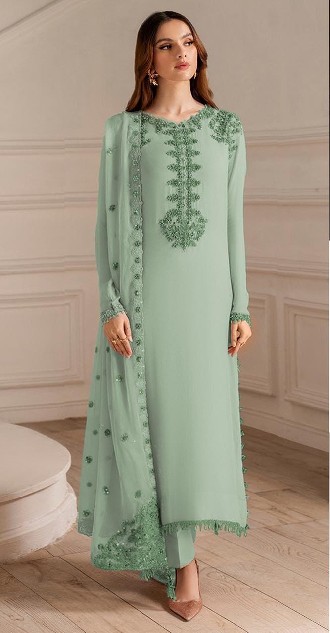Mint Green Elegance Suit