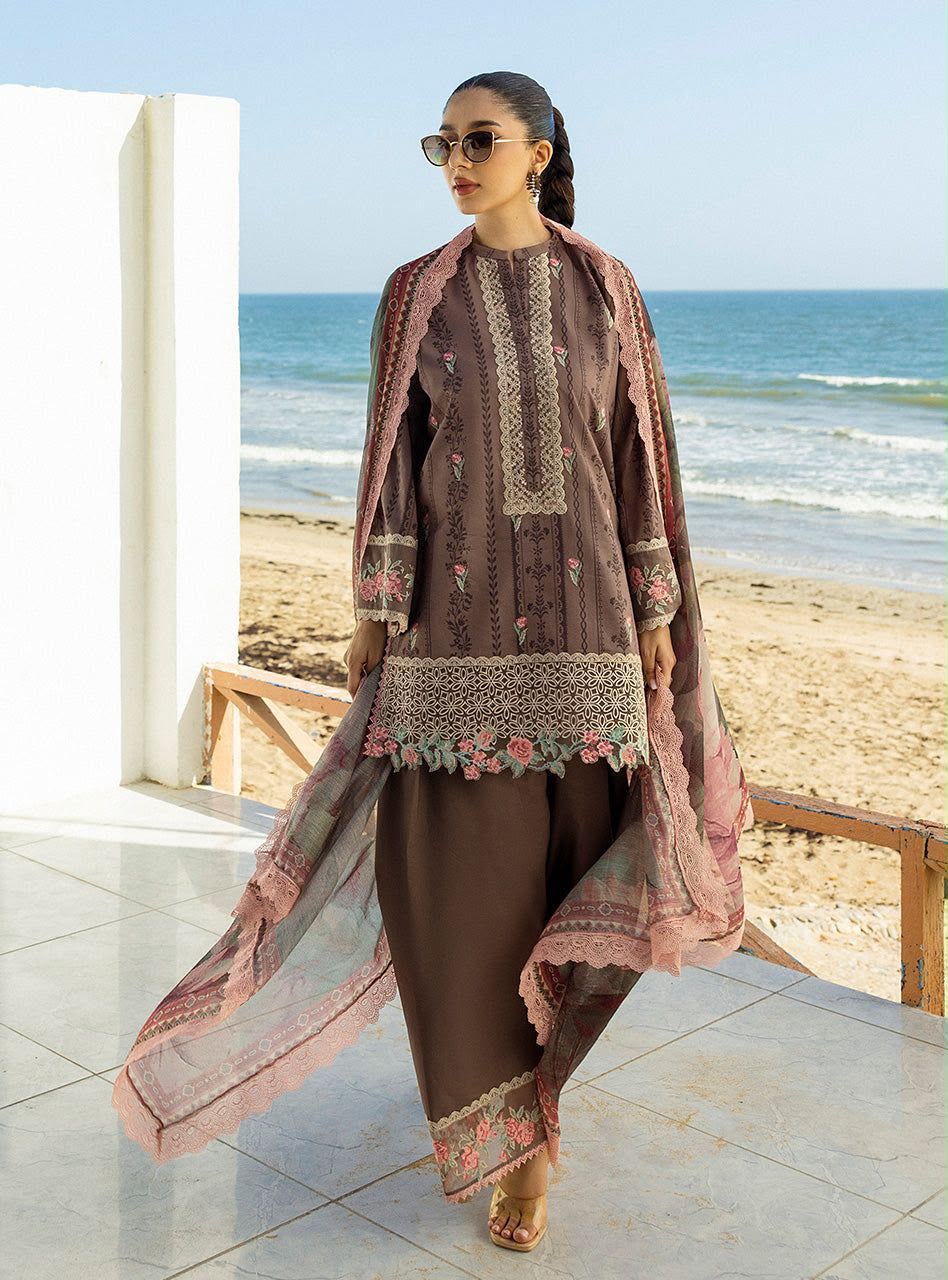 Brown Blossom Elegance
