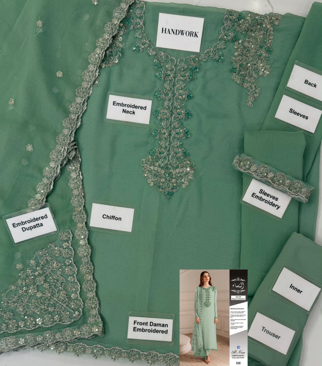 Mint Green Elegance Suit