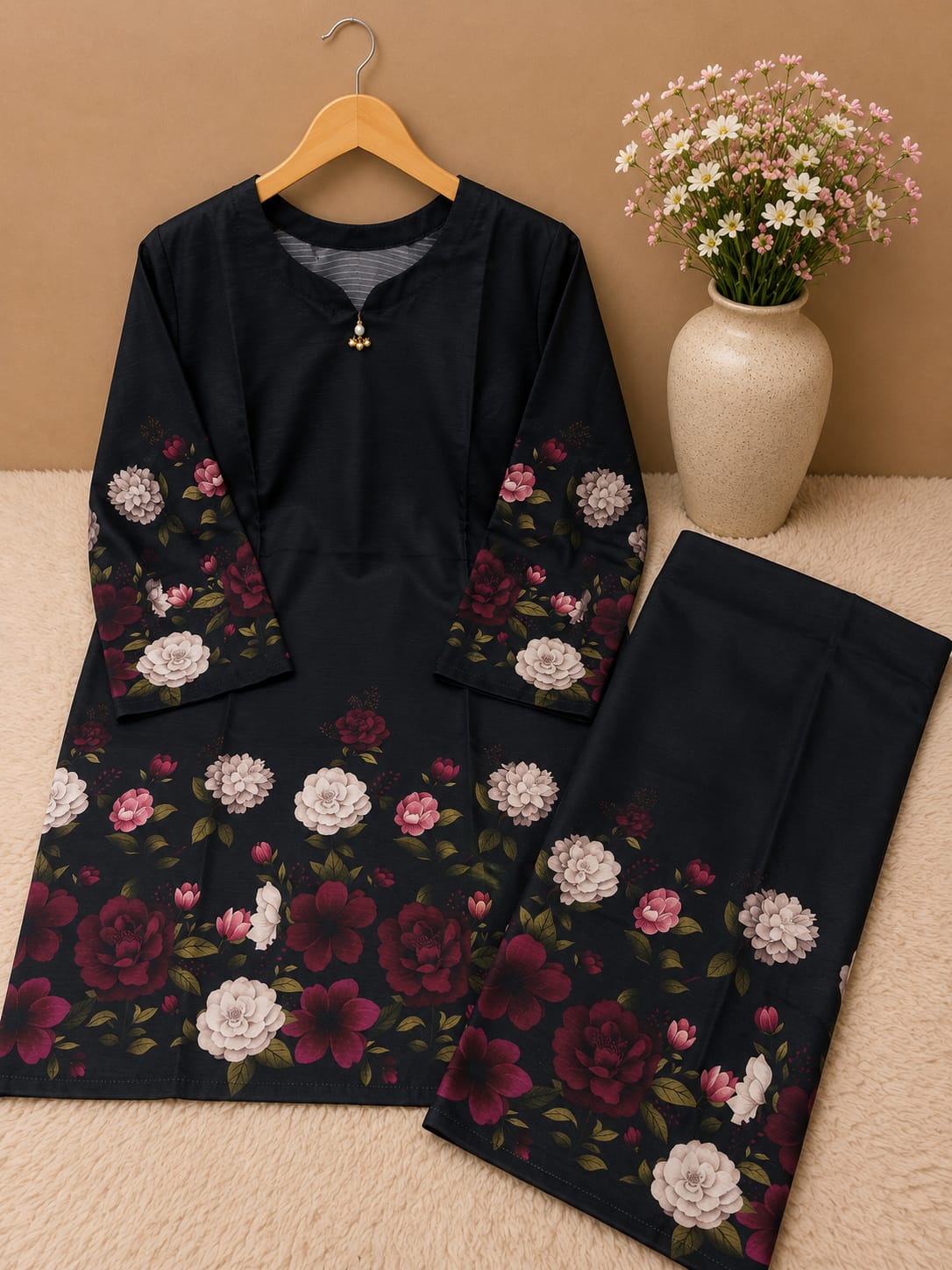 Premium 2-Piece Bana Dora Lawn Suit