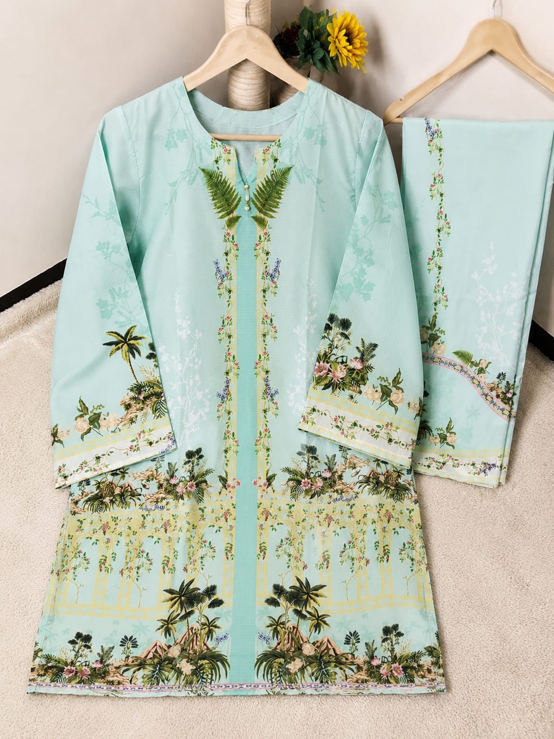 Premium 2-Piece Bana Dora Lawn Suit